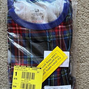 Crewcuts Red, Blue & Green Merit Tartan Sleep Set Long Sleeve